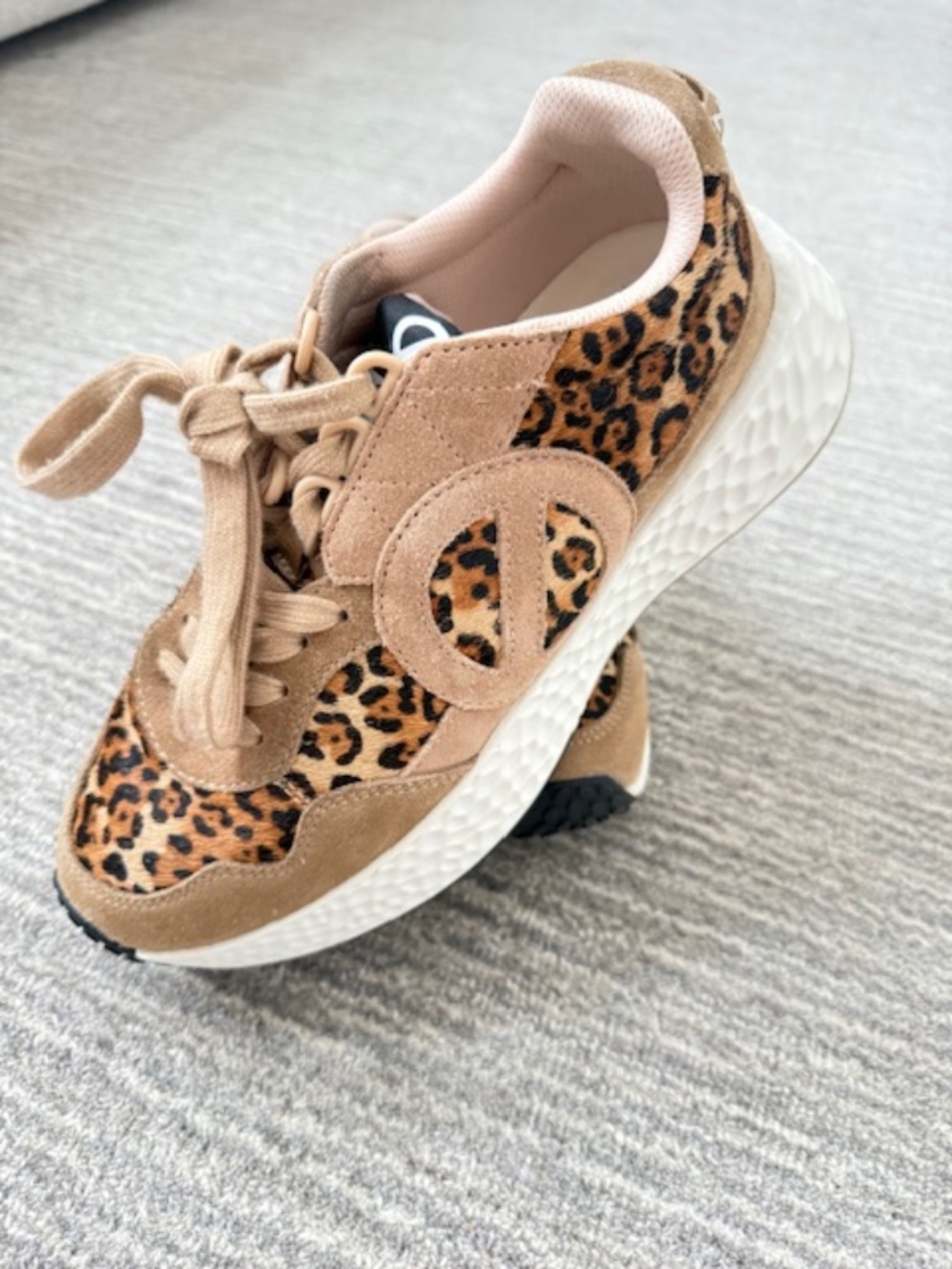 Animal Print Sneakers (NO NAME Carter sneaker- from France) Size 40